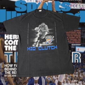 Y2K NBA Kevin Durant Oklahoma City Thunder Basketball Tee